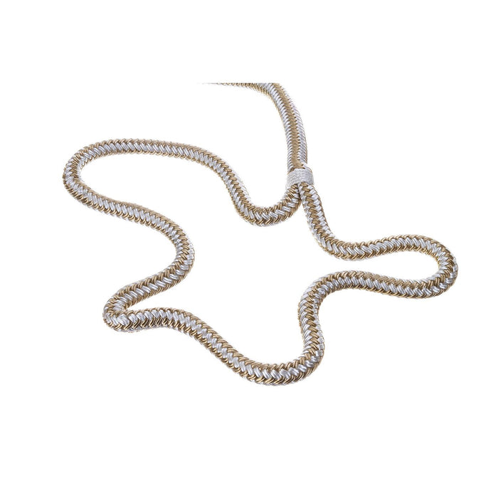 Seachoice Double-Braid Nylon Dock Line w/ Eye Splice, Pre-Shrunk, Heat Stabilized, 3/8 In. X 20 Ft., Gold White