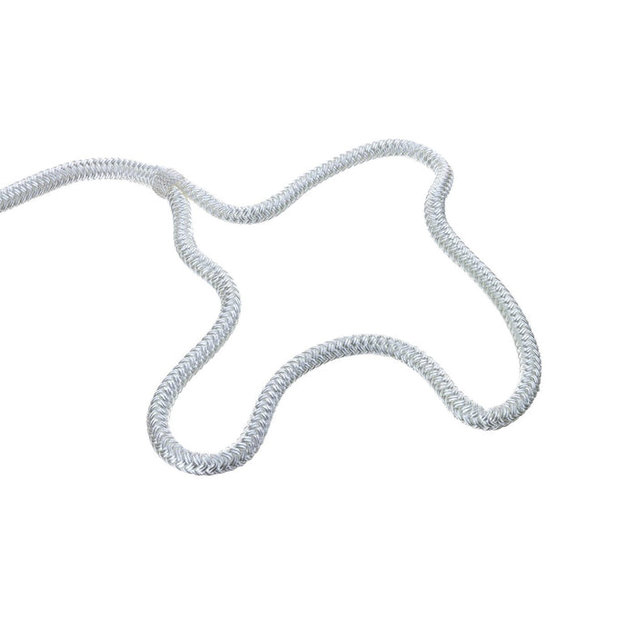Seachoice Double-Braid Nylon Dock Line w/ Eye Splice, Pre-Shrunk, Heat Stabilized, 3/8 In. X 20 Ft., White