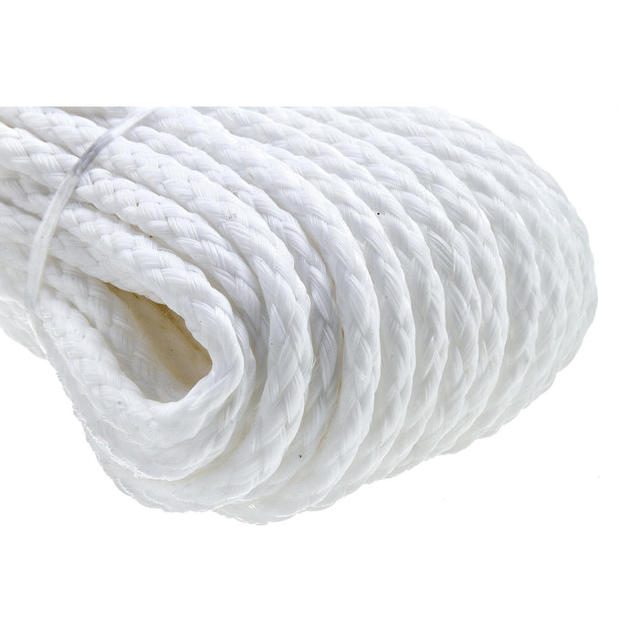 Seachoice 40201 Hollow Braid Polypropylene Anchor Line, White, 1/4" x 50'