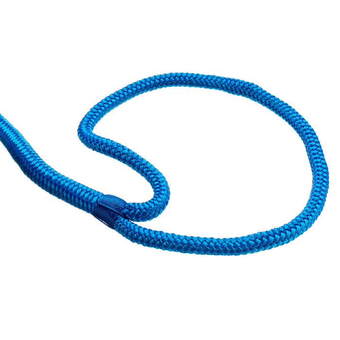 Seachoice Double-Braid Nylon Dock Line w/ Eye Splice, Pre-Shrunk, Heat Stabilized, 3/8 In. X 15 Ft., Blue
