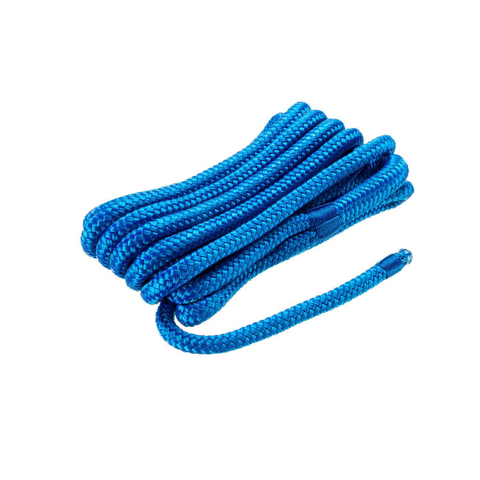 Seachoice Double-Braid Nylon Dock Line w/ Eye Splice, Pre-Shrunk, Heat Stabilized, 3/8 In. X 15 Ft., Blue