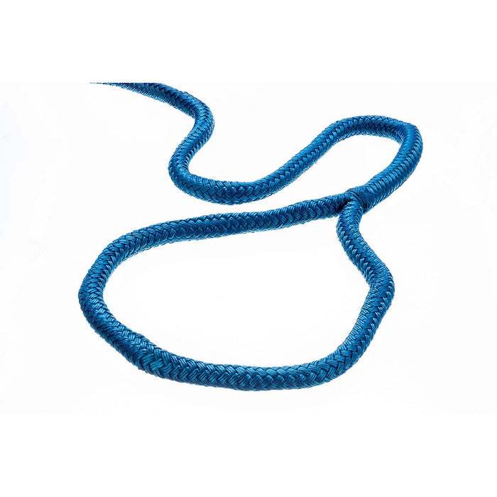 Seachoice Double-Braid Nylon Dock Line w/ Eye Splice, Pre-Shrunk, Heat Stabilized, 5/8 In. X 35 Ft., Blue