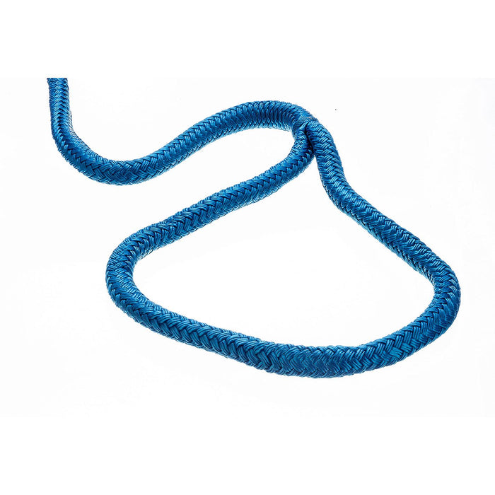 Seachoice Double-Braid Nylon Dock Line w/ Eye Splice, Pre-Shrunk, Heat Stabilized, 5/8 In. X 20 Ft., Blue