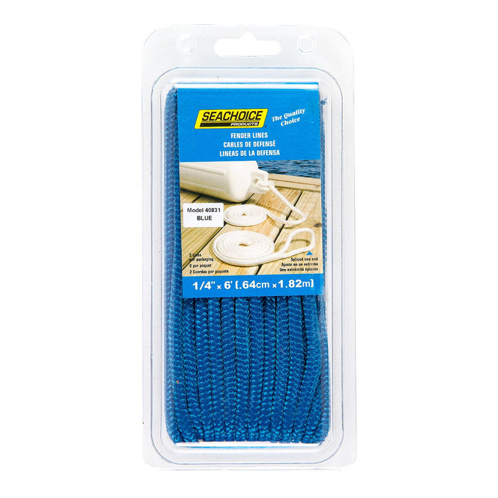 Seachoice Double Braided Nylon Fender Line (2 Per Pack)