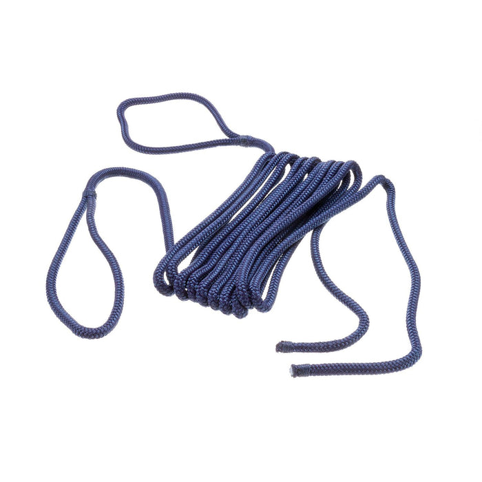 Seachoice 40881 Double Braided Nylon Fender Line 1/4" x 6', Navy (2 Per Pack)