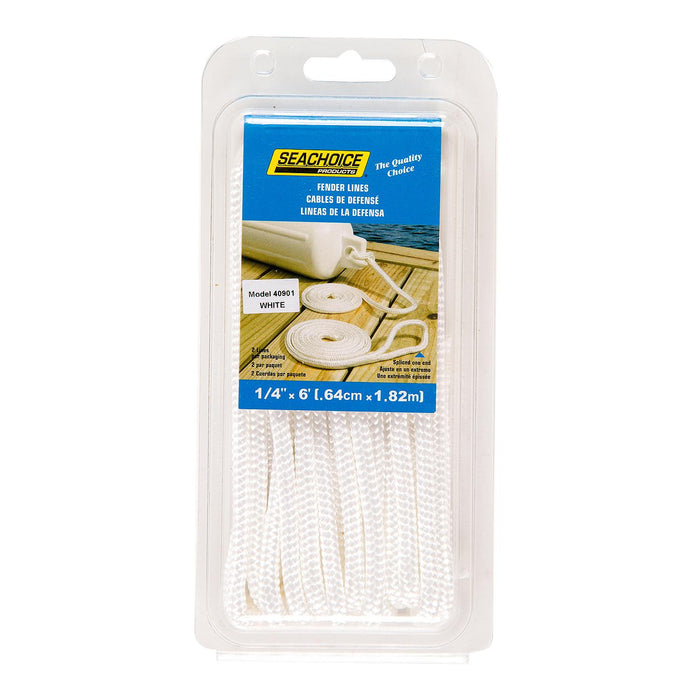 Seachoice Double Braided Nylon Fender Line (2 Per Pack)
