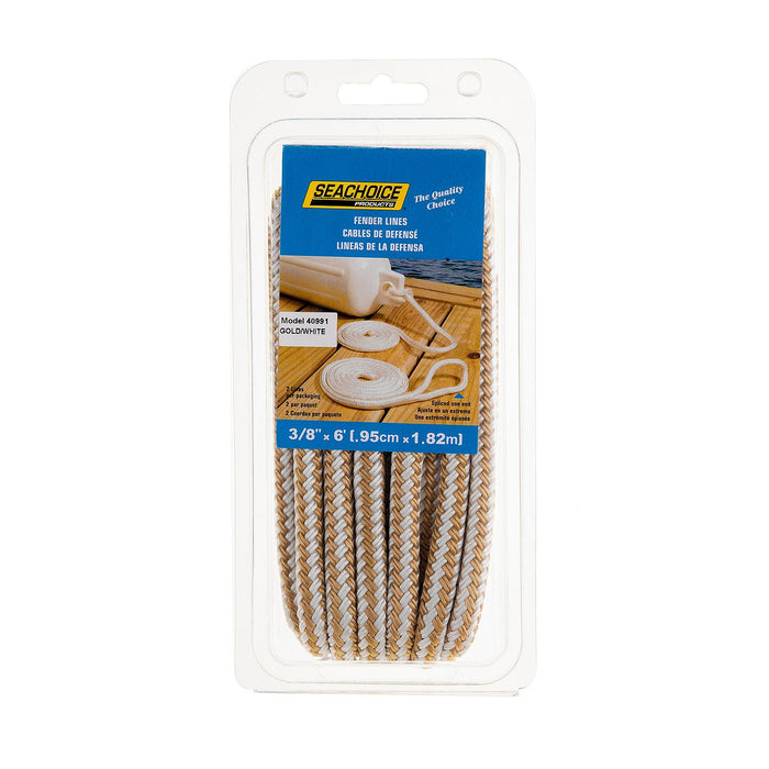 Seachoice Double Braided Nylon Fender Line (2 Per Pack)