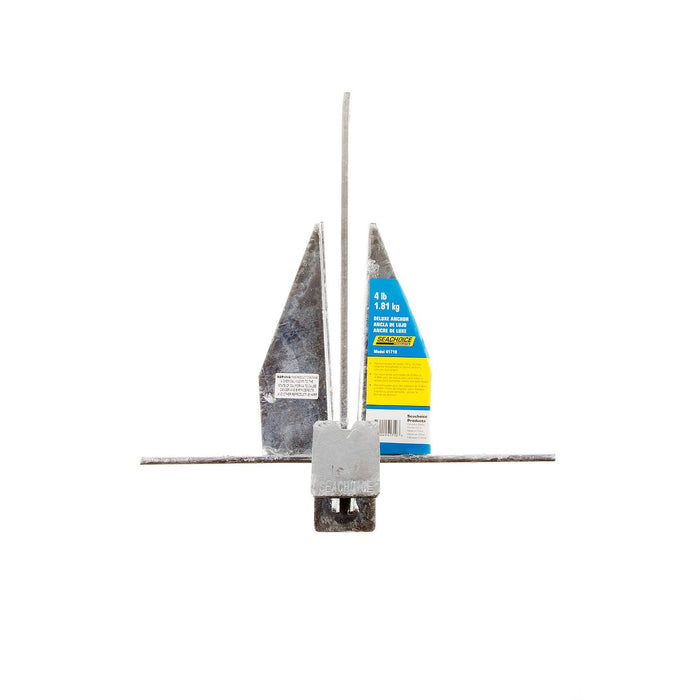 Seachoice 41710 Hot Dipped Galvanized Deluxe Anchor, Size 4S