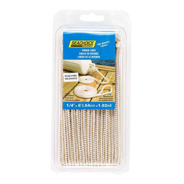 Seachoice Double Braided Nylon Fender Line (2 Per Pack)