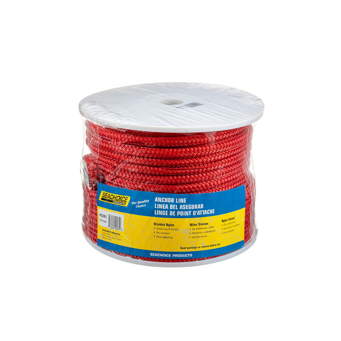 Seachoice Double Braid Nylon Boat Anchor Rope Line