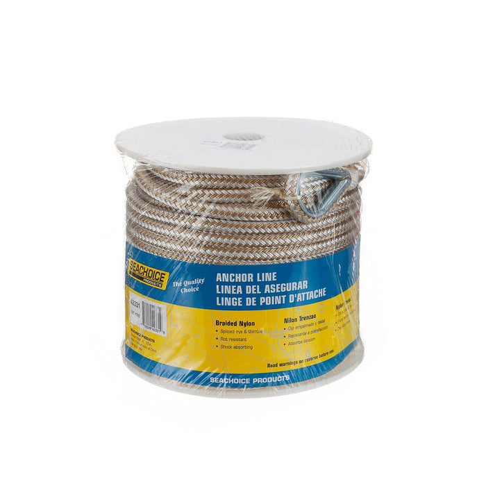 Seachoice Double Braid Nylon Boat Anchor Rope Line