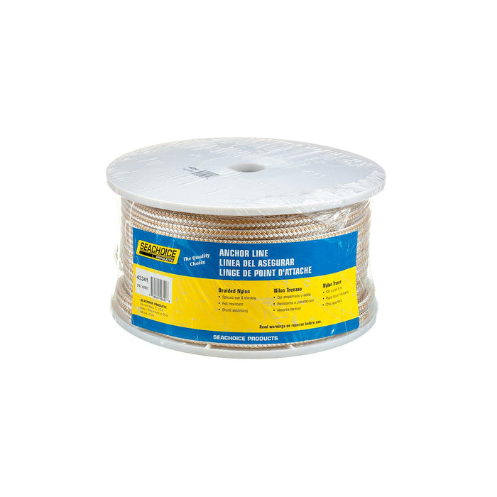 Seachoice Double Braid Nylon Boat Anchor Rope Line