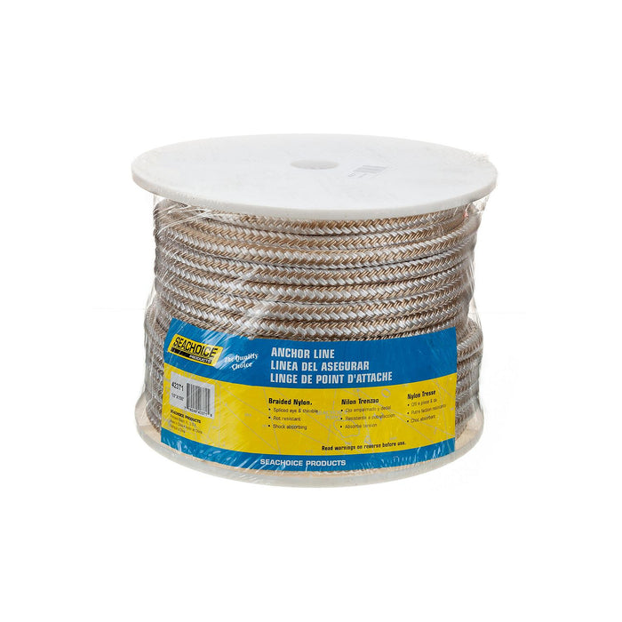 Seachoice Double Braid Nylon Boat Anchor Rope Line