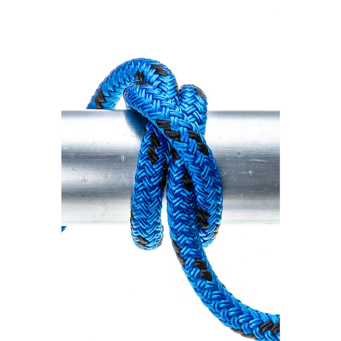 Seachoice 42411 Double Braided 100% MFP Dock Line 3/8" x 15' Blue w/Black Tracer