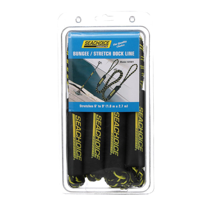 Seachoice Bungee/Stretch Dock Line, 1 pr.