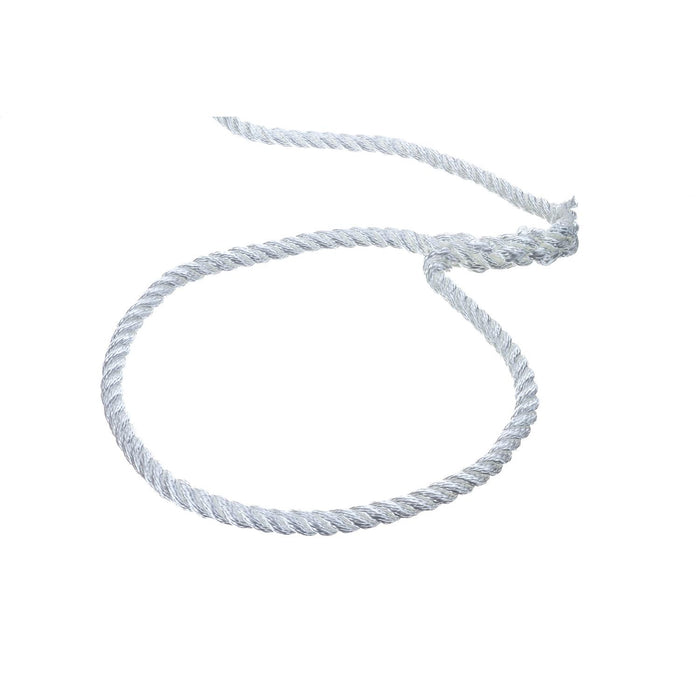 Seachoice 42501 3-Strand Twisted Nylon Dock Line, White, 3/8" x 10'
