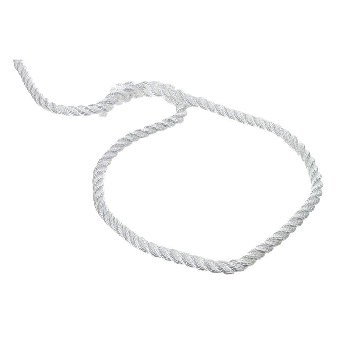 Seachoice 42511 3-Strand Twisted Nylon Dock Line, 3/8" x 15', White