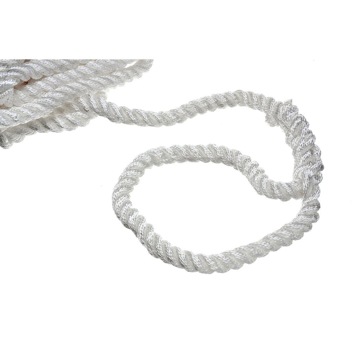 Seachoice 42631 3-Strand Twisted Nylon Dock Line, White, 3/4" x 25'