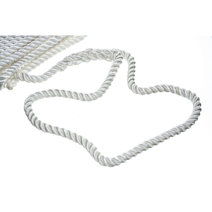 Seachoice 42641 3-Strand Twisted Nylon Dock Line, White, 3/4" x 35'