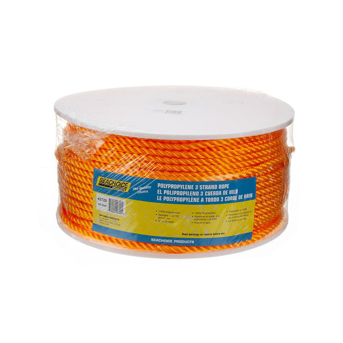 Seachoice 50-42720 Twist Poly Yellow-3/8" X 600F