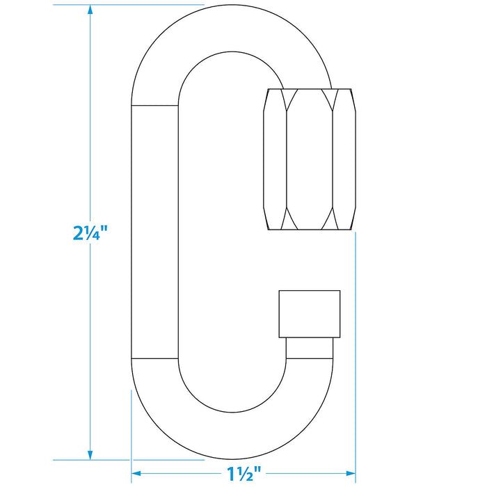 Seachoice Stainless Steel Chain Link