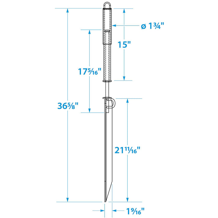 Seachoice 43820 Beach Spike, Large