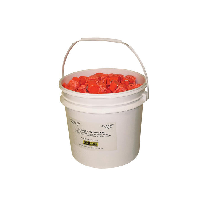 Seachoice 46010 Whistle-Orange Plastic - Bulk (100)