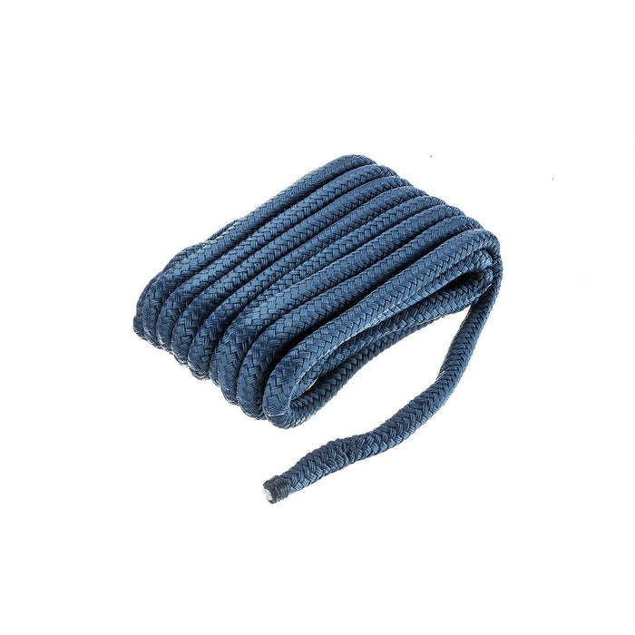 Seachoice Double-Braid Nylon Dock Line w/ Eye Splice, Pre-Shrunk, Heat Stabilized, 5/8 In. X 30 Ft., Navy Blue