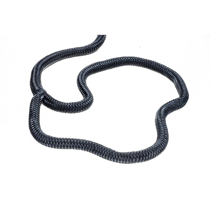 Seachoice Double-Braid Nylon Dock Line w/ Eye Splice, Pre-Shrunk, Heat Stabilized, 3/4 In. X 35 Ft., Black
