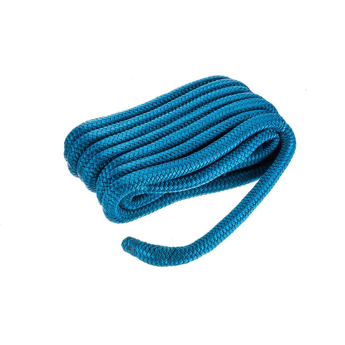 Seachoice Double-Braid Nylon Dock Line w/ Eye Splice, Pre-Shrunk, Heat Stabilized, 3/4 In. X 25 Ft., Blue