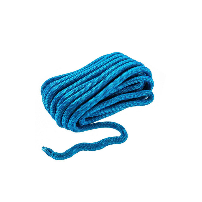 Seachoice Double-Braid Nylon Dock Line w/ Eye Splice, Pre-Shrunk, Heat Stabilized, 3/4 In. X 50 Ft., Blue