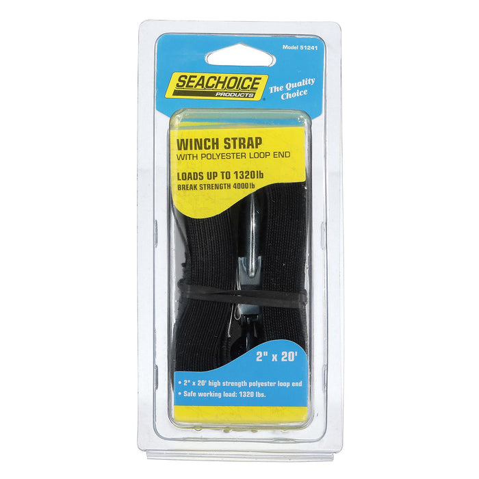 Seachoice 51241P Winch Strap 2" x 20'