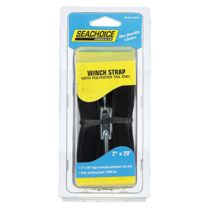Seachoice 51251P Winch Strap 2" x 20'