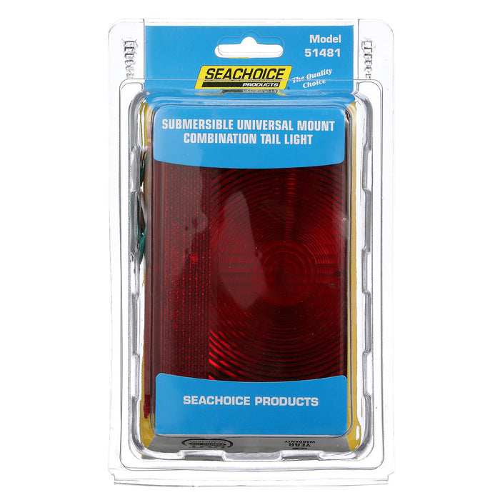 Seachoice ST56RSSCH Submersible Universal Mount Combination Tail Light Passenger, Side, 6-Function