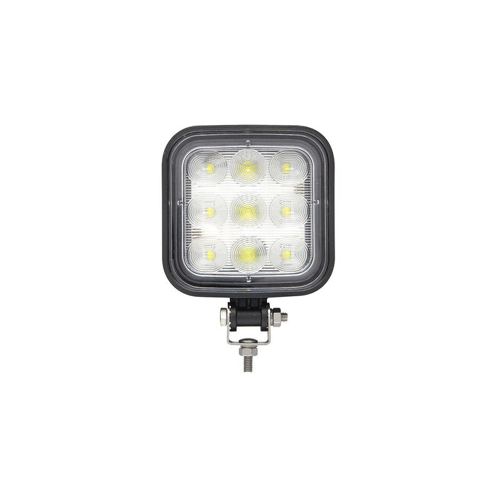 Seachoice TLL71FBSCH 51661 LED Flood Beam Square/Wide Angle Work Light, 12/24V, Black Housing, 9 LEDs