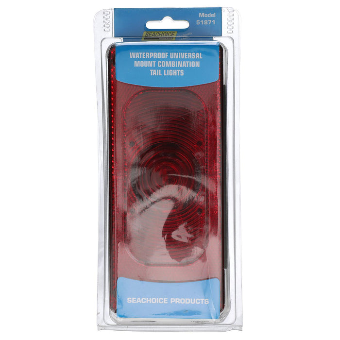 Seachoice ST37RSSCH Waterproof Universal Mount Combination Tail Light 8-Function, Driver Side