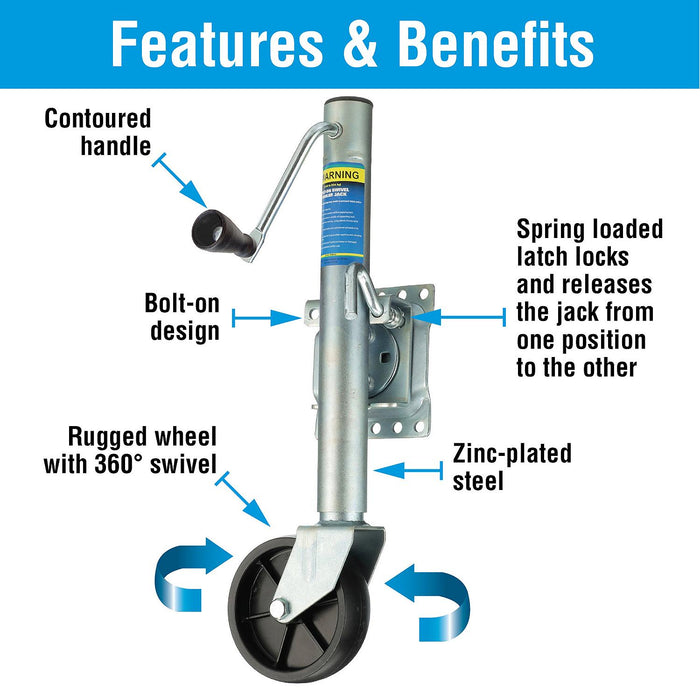 Seachoice Foldup Boat Trailer Jack