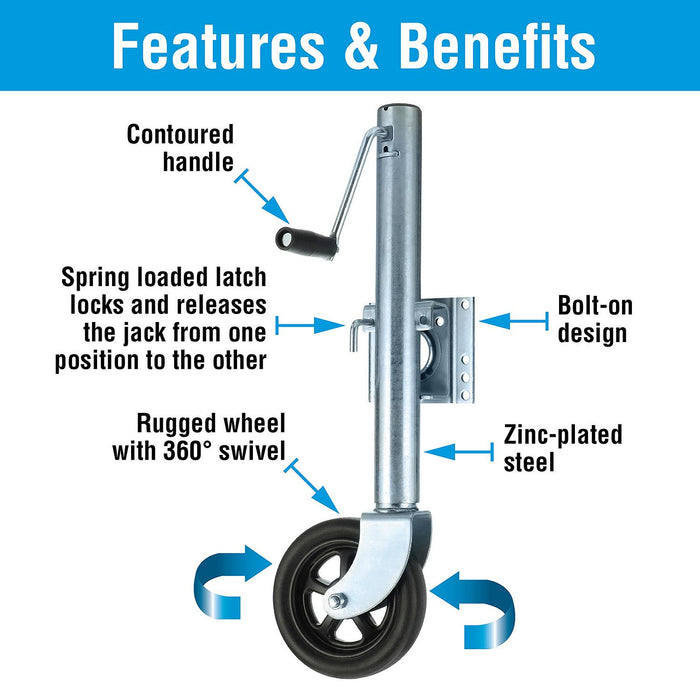 Seachoice Foldup Boat Trailer Jack
