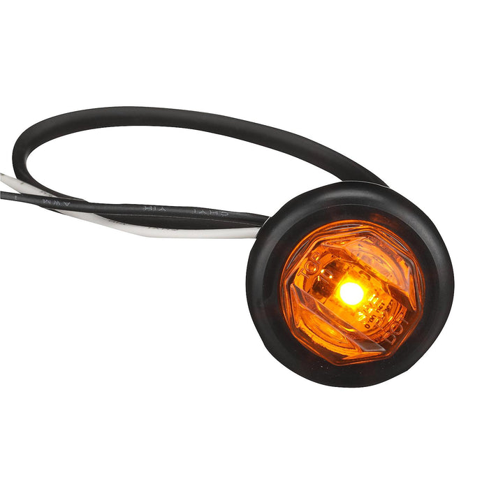 Seachoice MCL12AKSCH 52671 LED 3/4" Mini Sealed Marker/Clearance Kit Amber