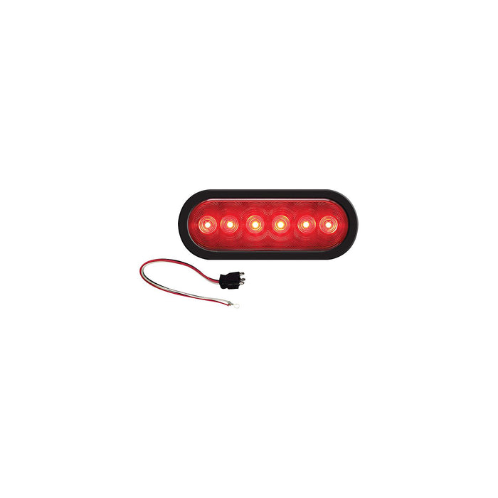 Seachoice STL12RKSCH 52831 LED 6" Oval Sealed Tail Light Kit For Flush Mount