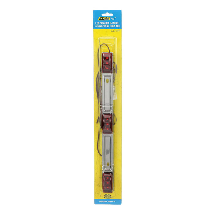 Seachoice MCL97RKSCH 52901 LED Sealed 3-Piece Identification Light Bar