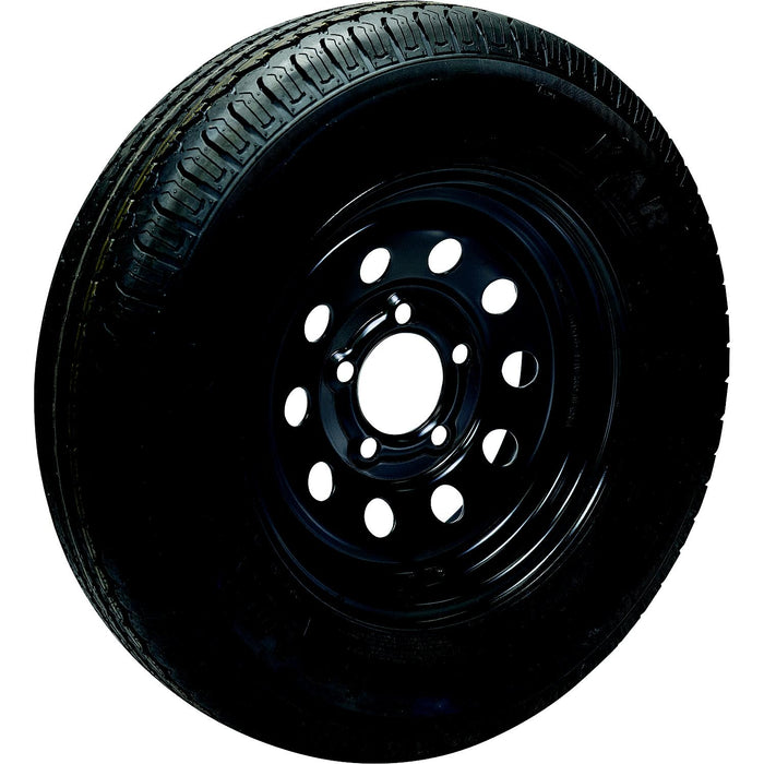 Seachoice 3S525 53416 ST205/75D14C/5H KR558 14" Black Modular, 5-Lug on 4-1/2" Bias Tire & Wheel Asm