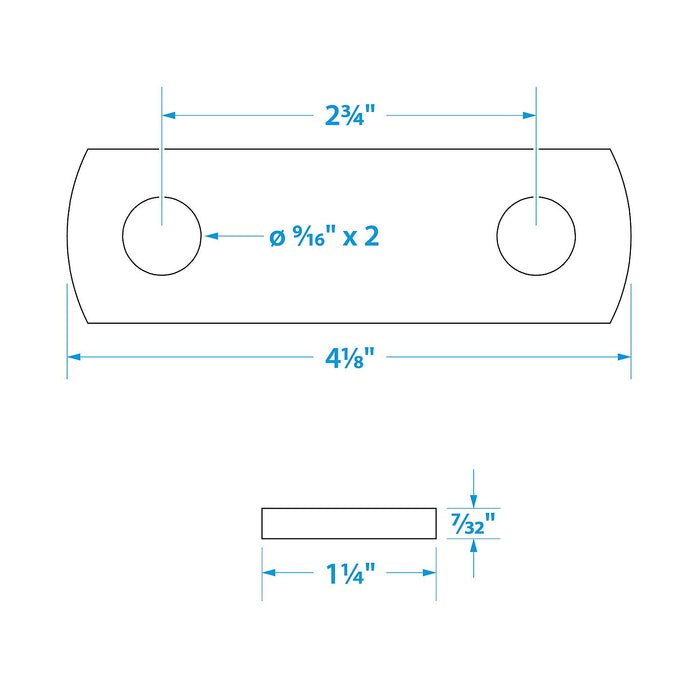 Seachoice 54881 Spring Shackles (2 Per Pack)