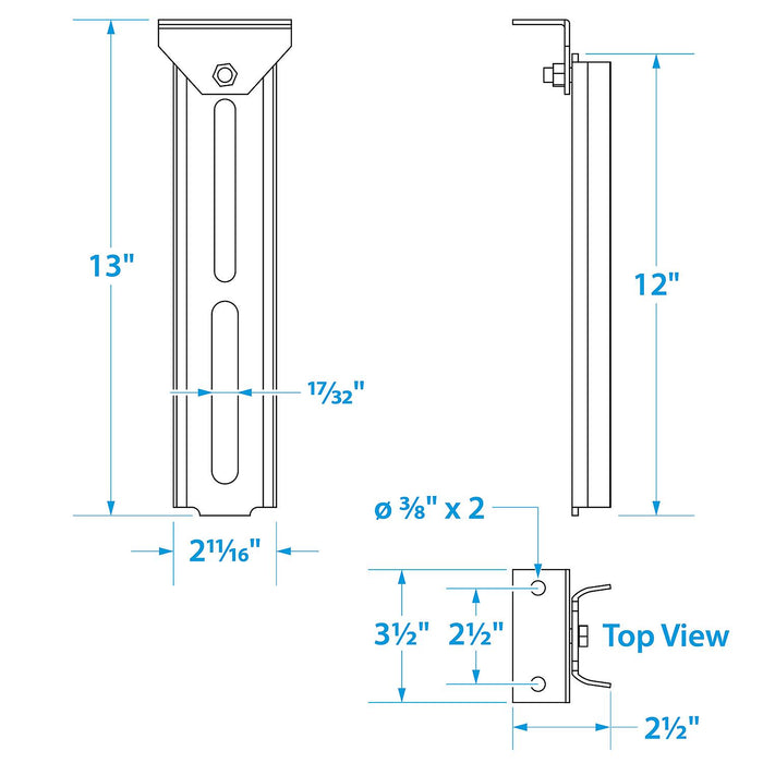 Seachoice 55350 Swivel Bolster Bracket