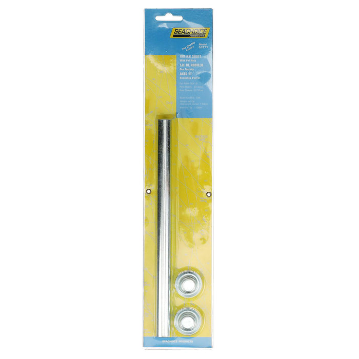 Seachoice 55771 Zinc Plated Steel Roller Shaft Includes 2 Pal Nuts