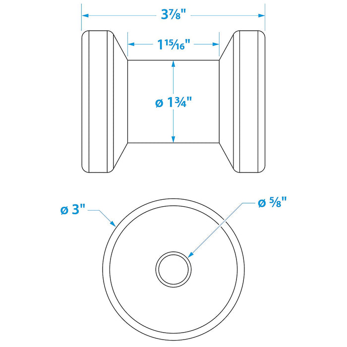 Seachoice 56150 Spool Roller 4-5/8