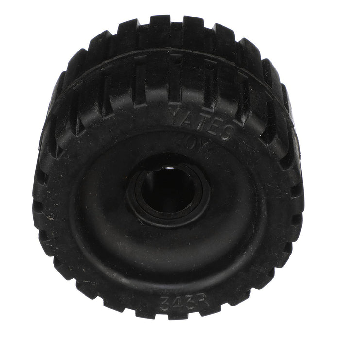 Seachoice 56330 Black Rubber Ribbed Roller 4-3/8"