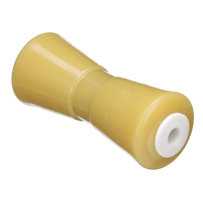 Seachoice 56460 Non-Marking TP Yellow Rubber Keel Roller With 5/8" ID Hole