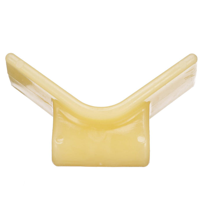 Seachoice 56550 Non-Marking TP Yellow Rubber V-Bow Stop 3" x 1/2"