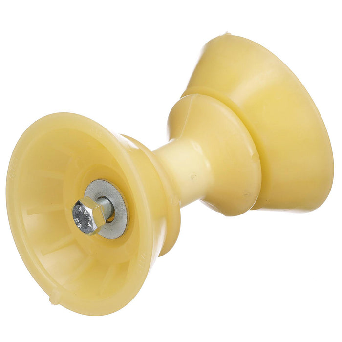 Seachoice 56600 Non-Marking TP Yellow Rubber Bow Roller With Bells 1/2" ID